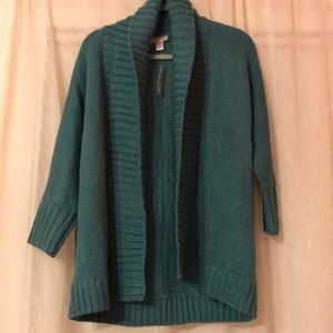 Turquoise/blue green cardigan